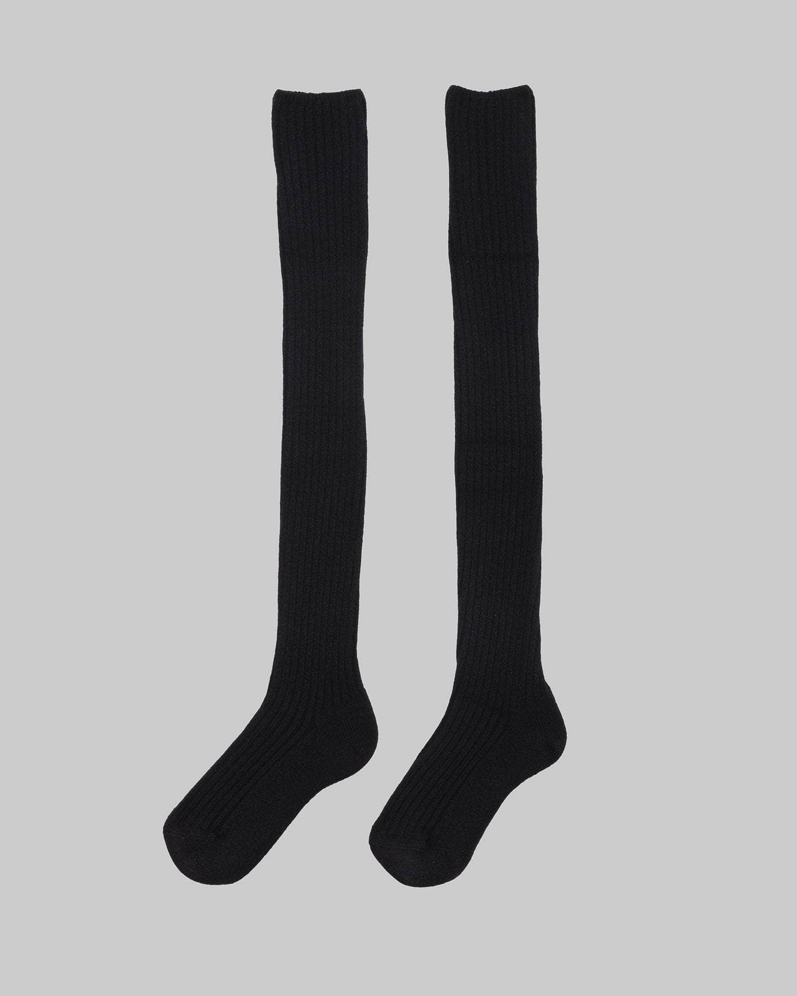 Overknee Socks - Recycled Cashmere Rib - 4