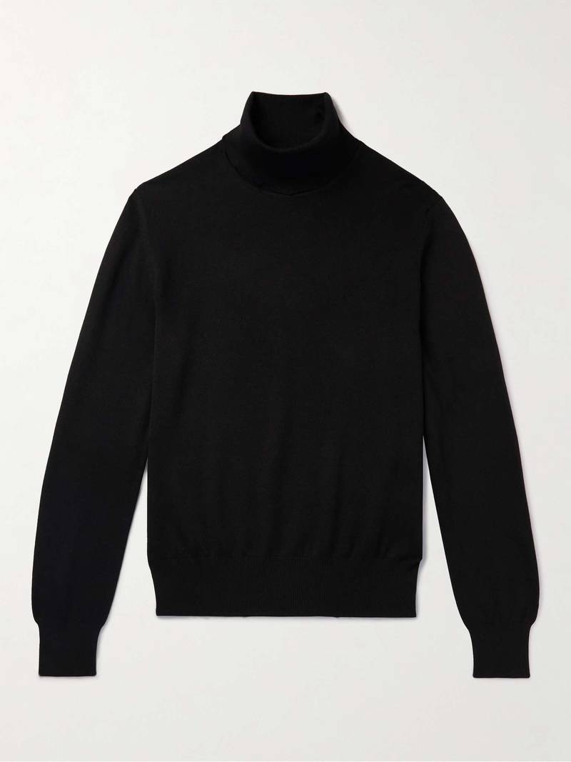 Mulberry Silk Rollneck Sweater 1