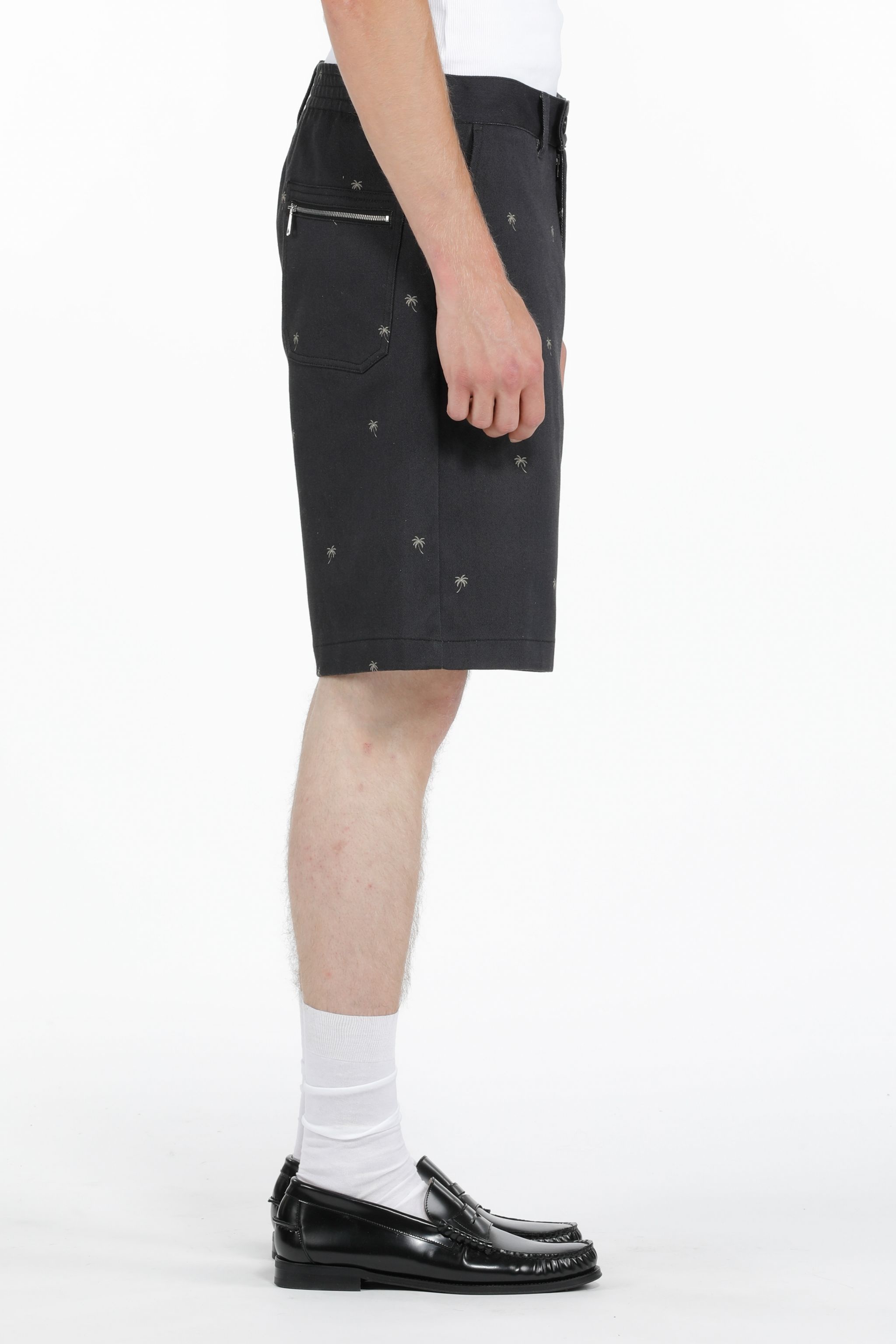 PALM TREE WIDE-LEG SHORTS - 3