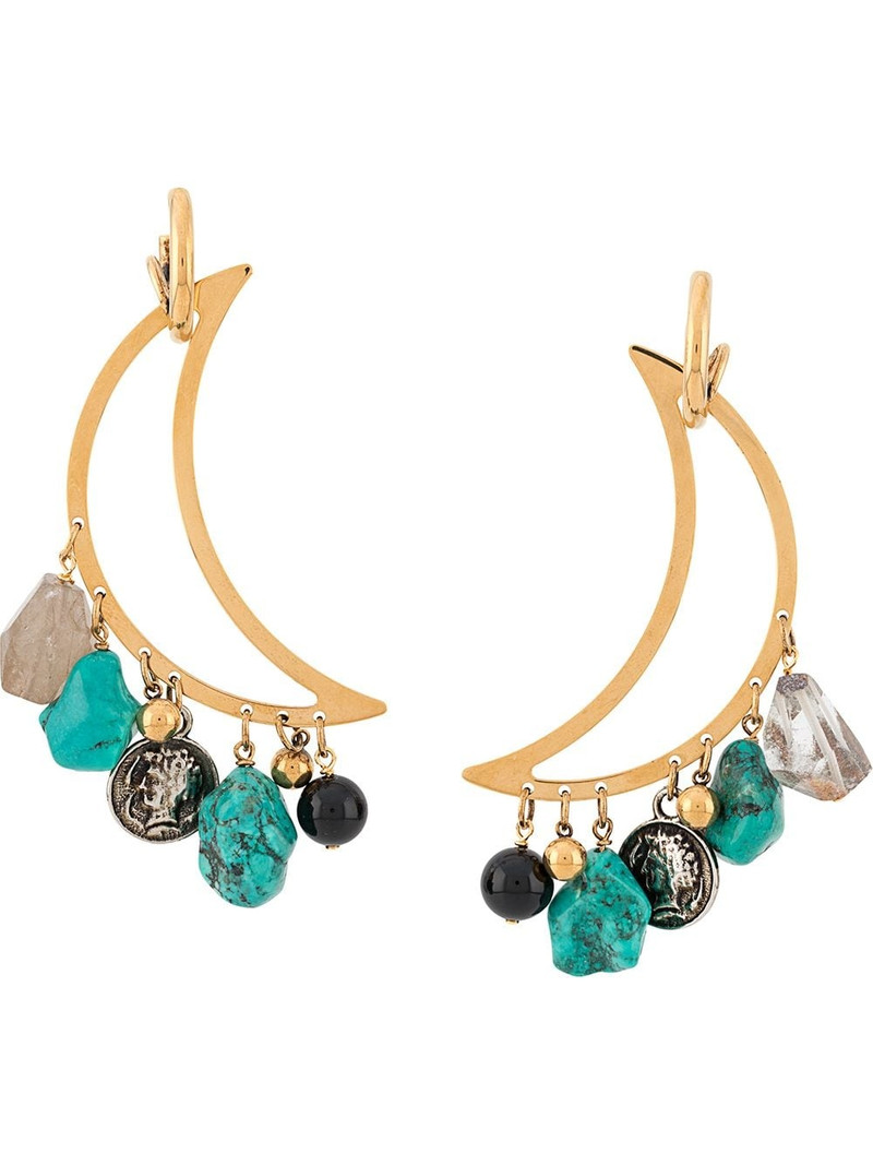 Luna pendant earrings 1