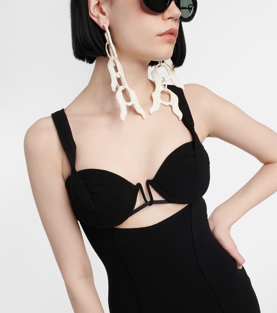 La Combinaison Bikini wool-blend jumpsuit - 4
