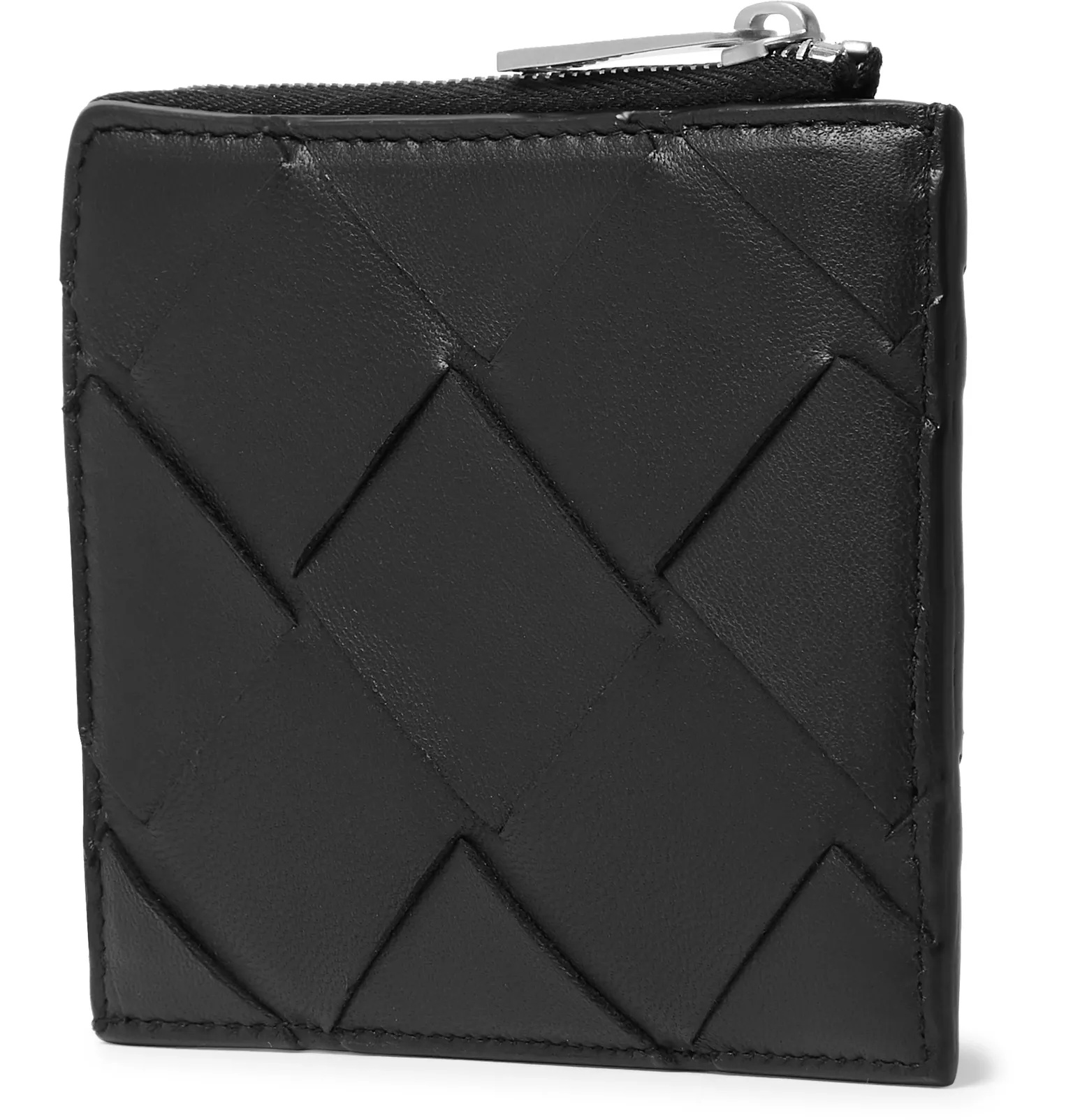 Intrecciato Leather Zip-Around Wallet - 3