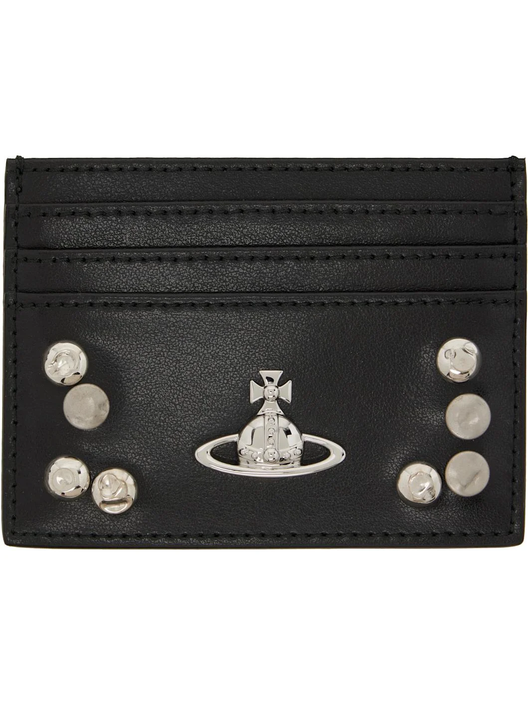 Black Flat Card Holder - 1