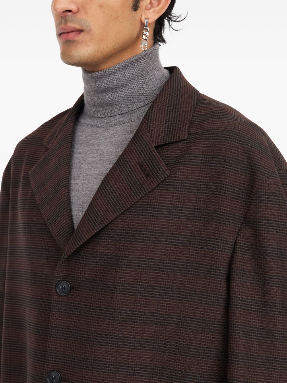 checked blazer - 5