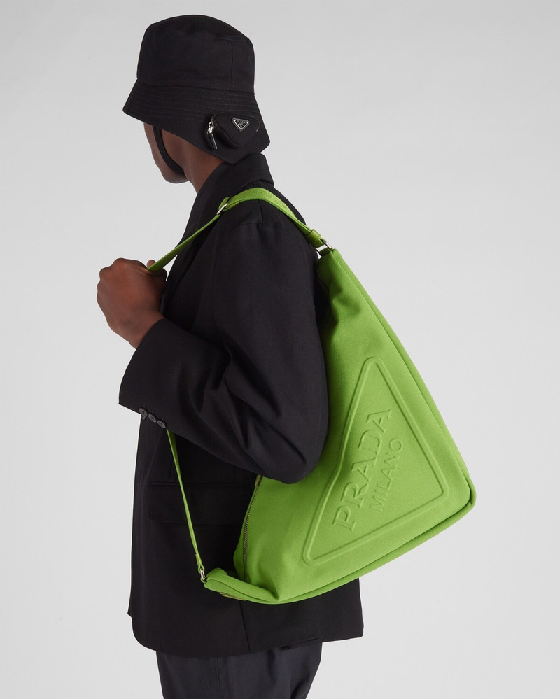 Canvas Prada Triangle bag 7