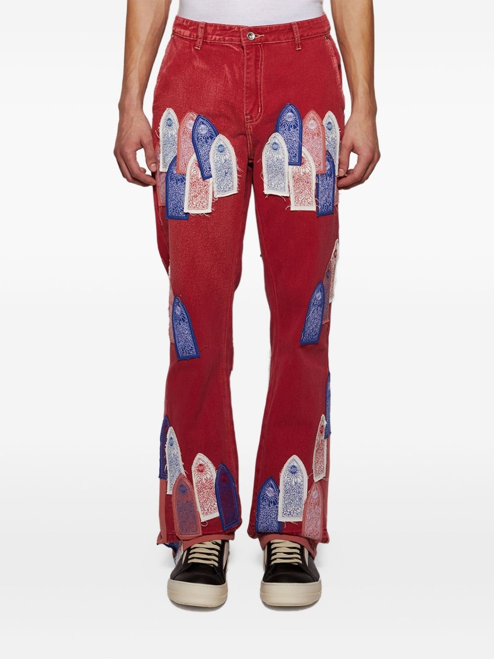 Patched Arch jeans - 3
