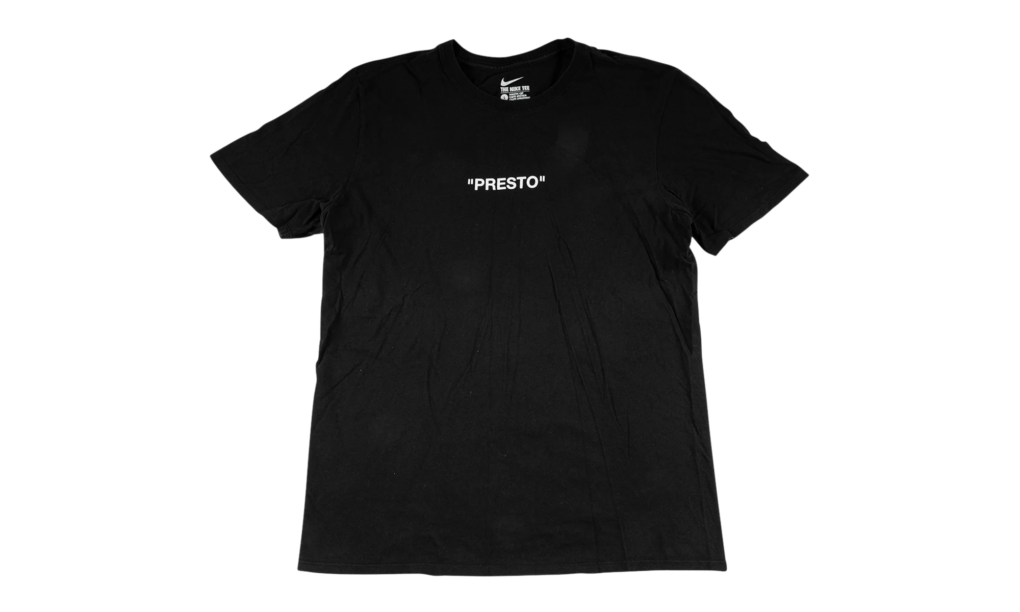 NYC OFF-WHITE VIRGIL ABLOH Tee "OFF CAMPUS 2017 Presto - Black" NIKEOW002 - 1
