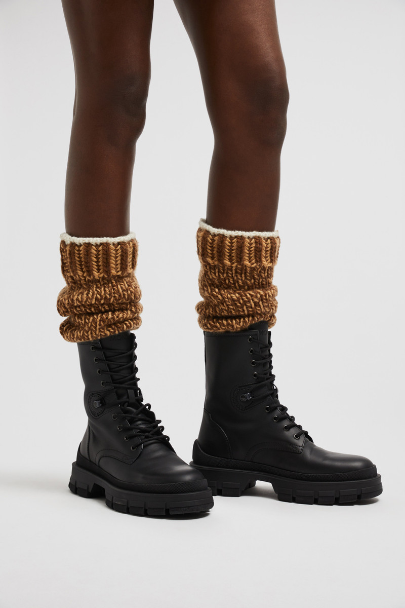 Moncler Hevea Leather Lace-Up Boots outlook