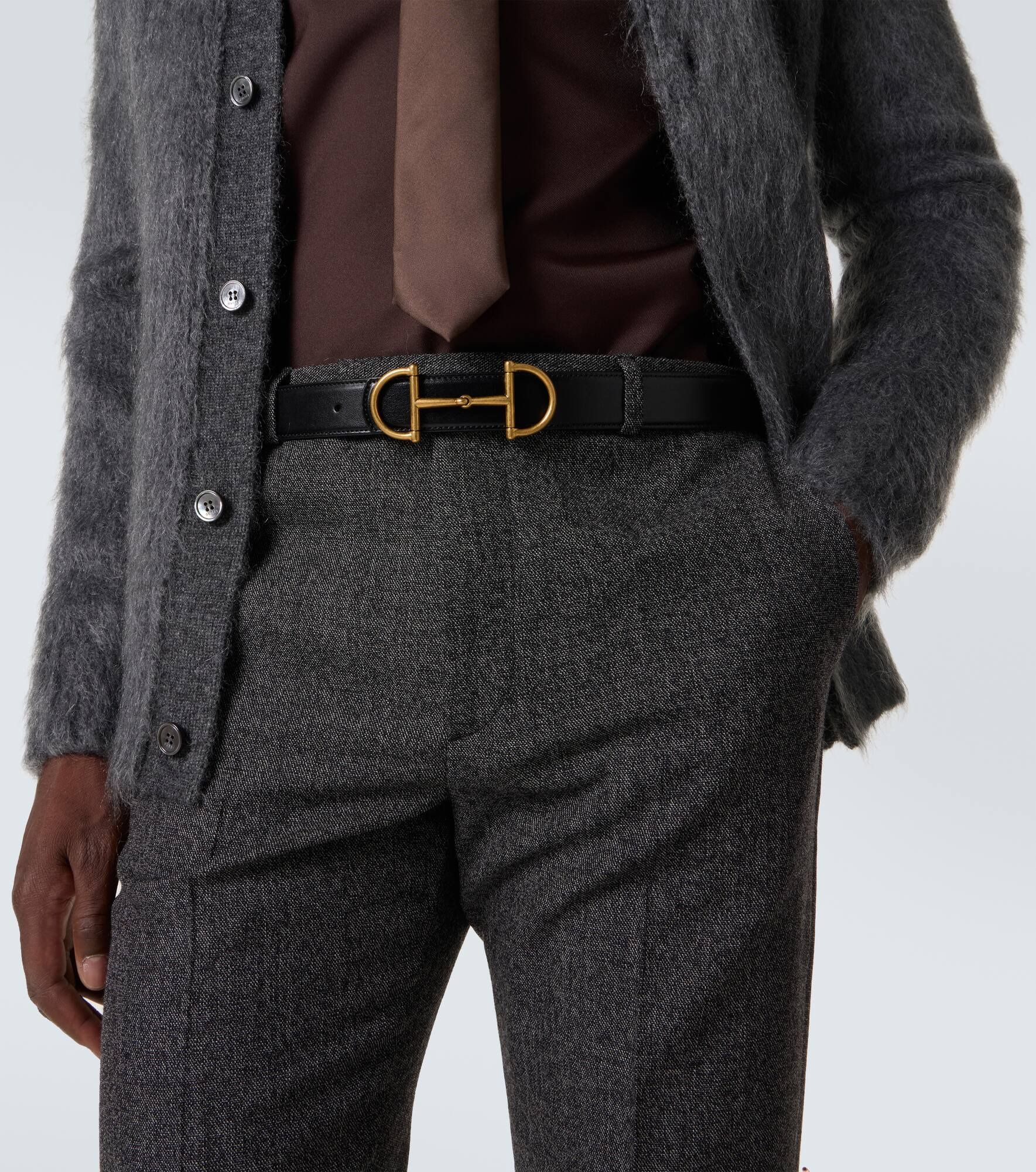 Horsebit reversible leather belt - 2
