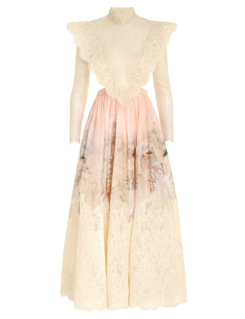 LYRICAL CORDED LACE GOWN 1