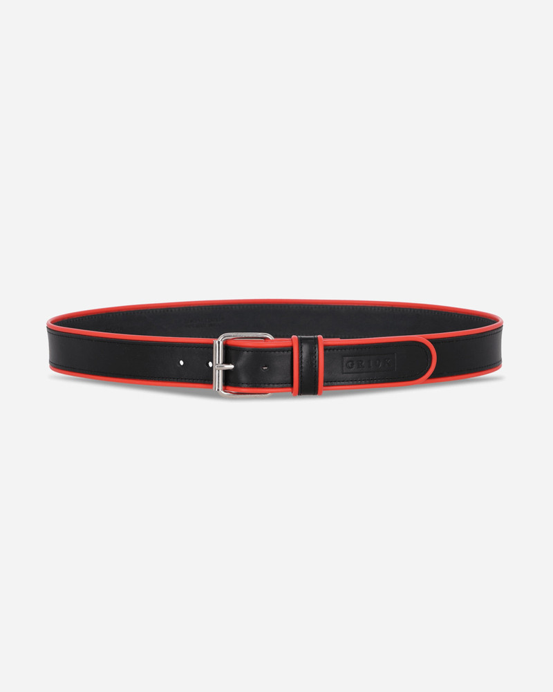 GR10K Piping Leather Belt Black outlook