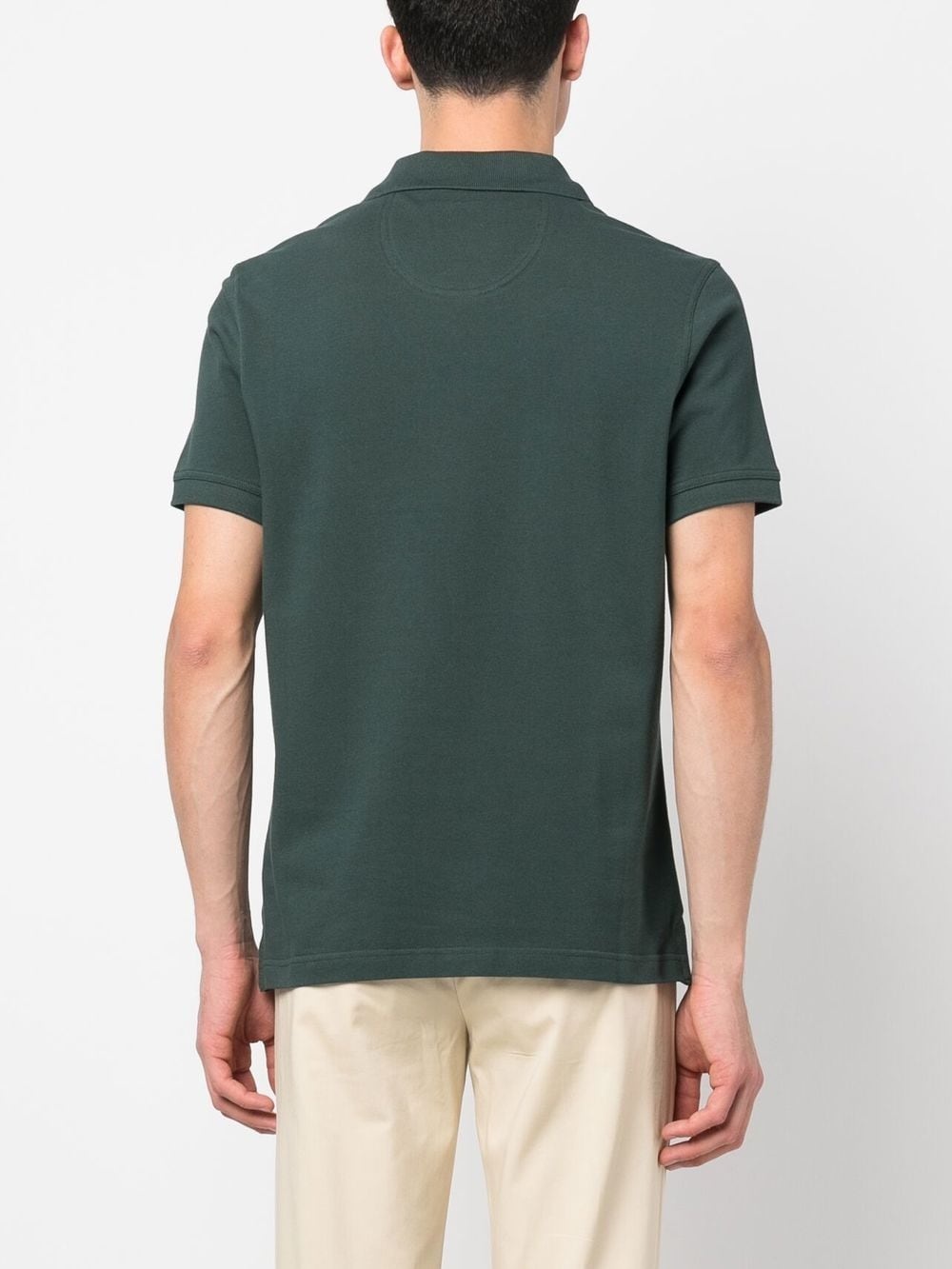embroidered-logo polo shirt - 4