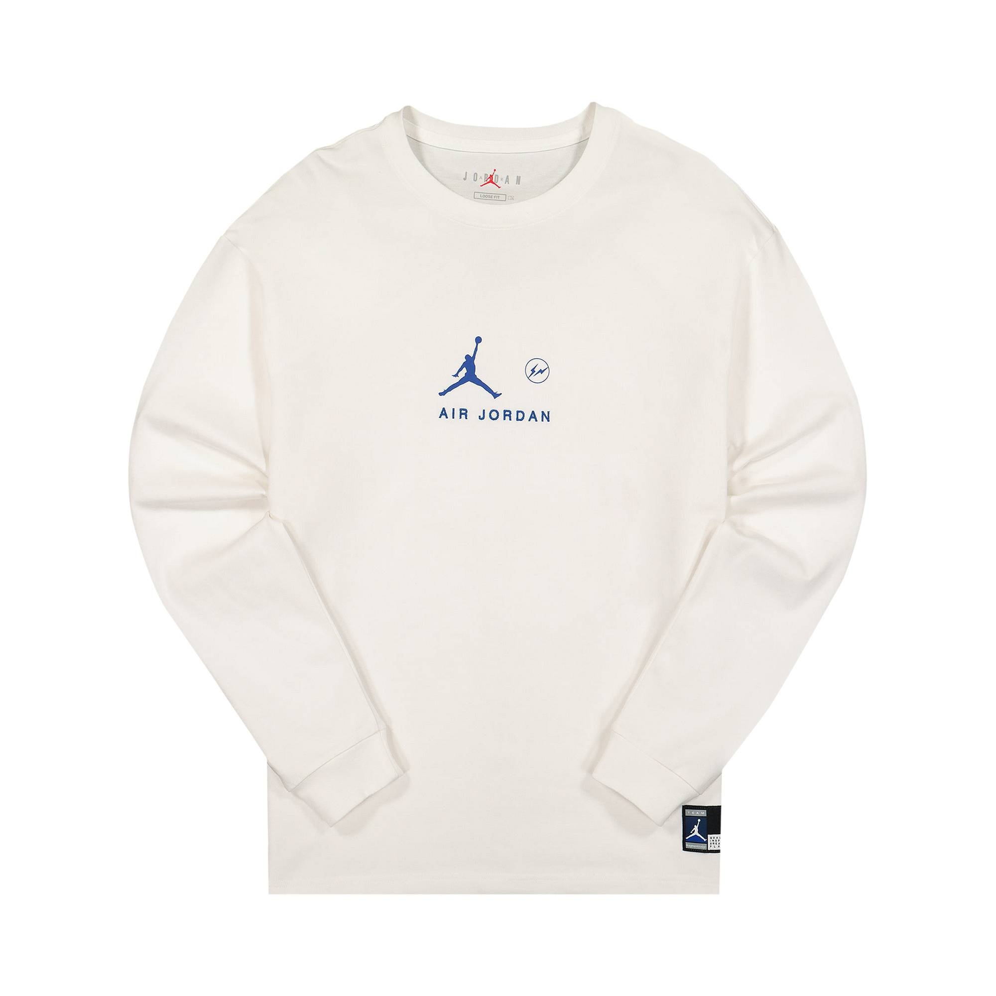 Air Jordan x Fragment Long-Sleeve T-Shirt 'Platinum Tint' - 1