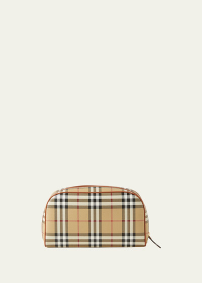 Burberry Check Zip Cosmetic Pouch Bag outlook