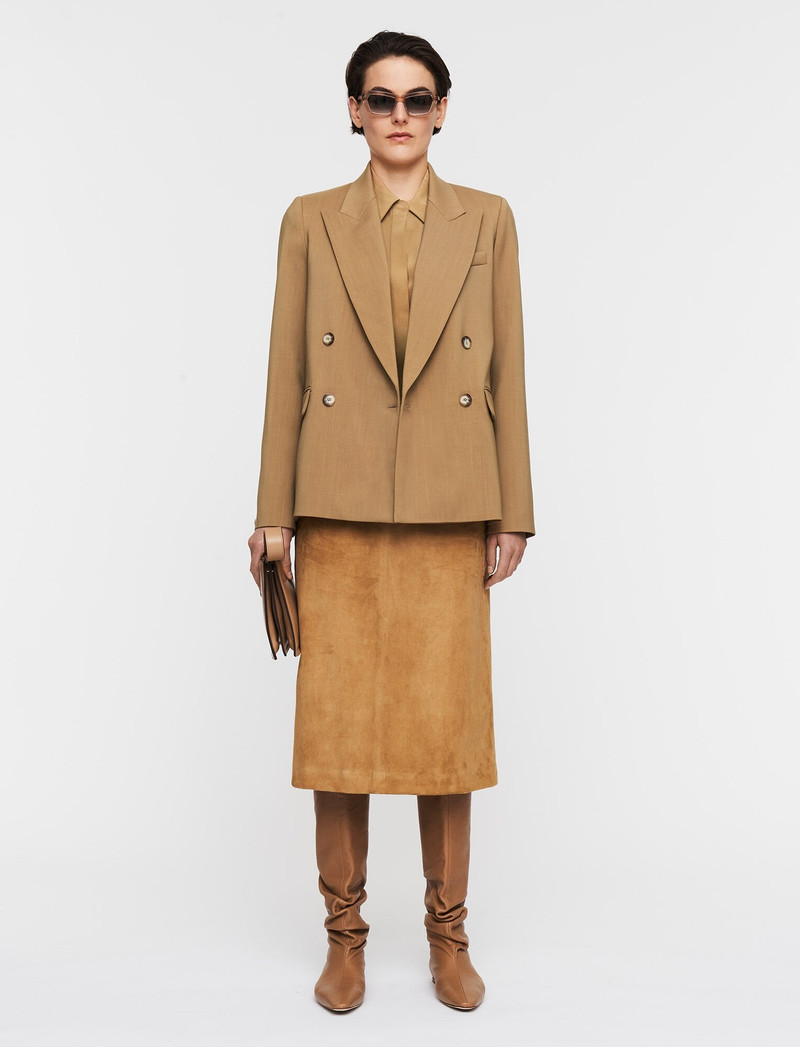 JOSEPH Tailoring Wool Stretch Jaden Jacket outlook