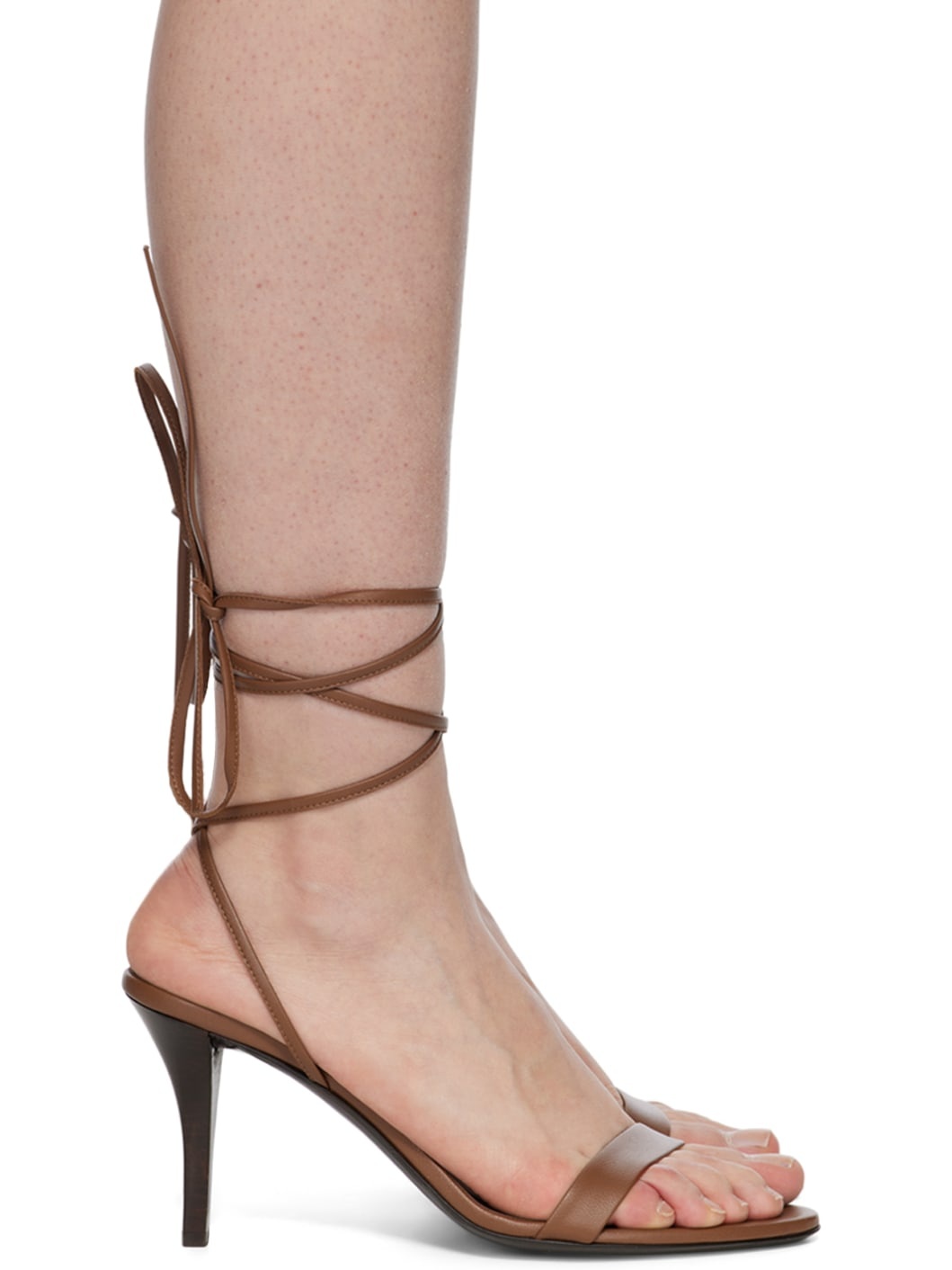 Brown Maude Heeled Sandals - 1