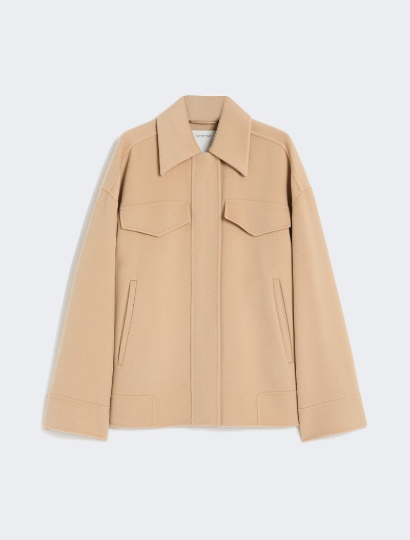 Double-faced wool pea coat 1