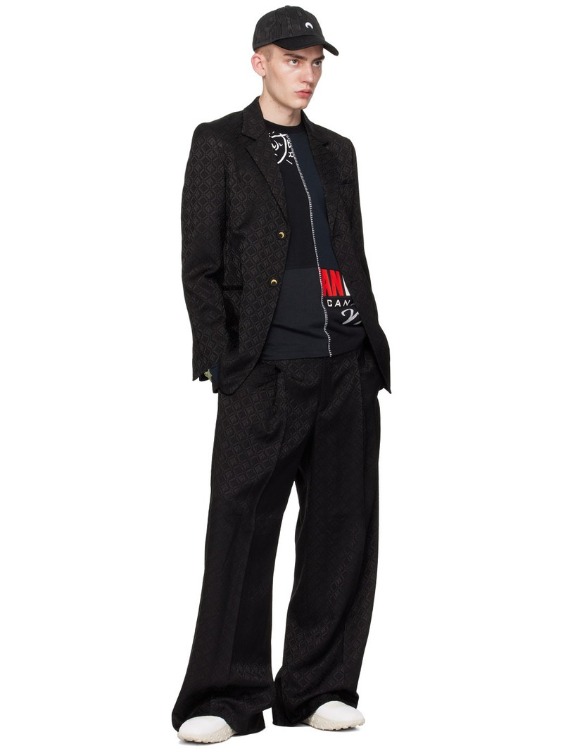 Marine Serre Black Moon Diamant Trousers outlook