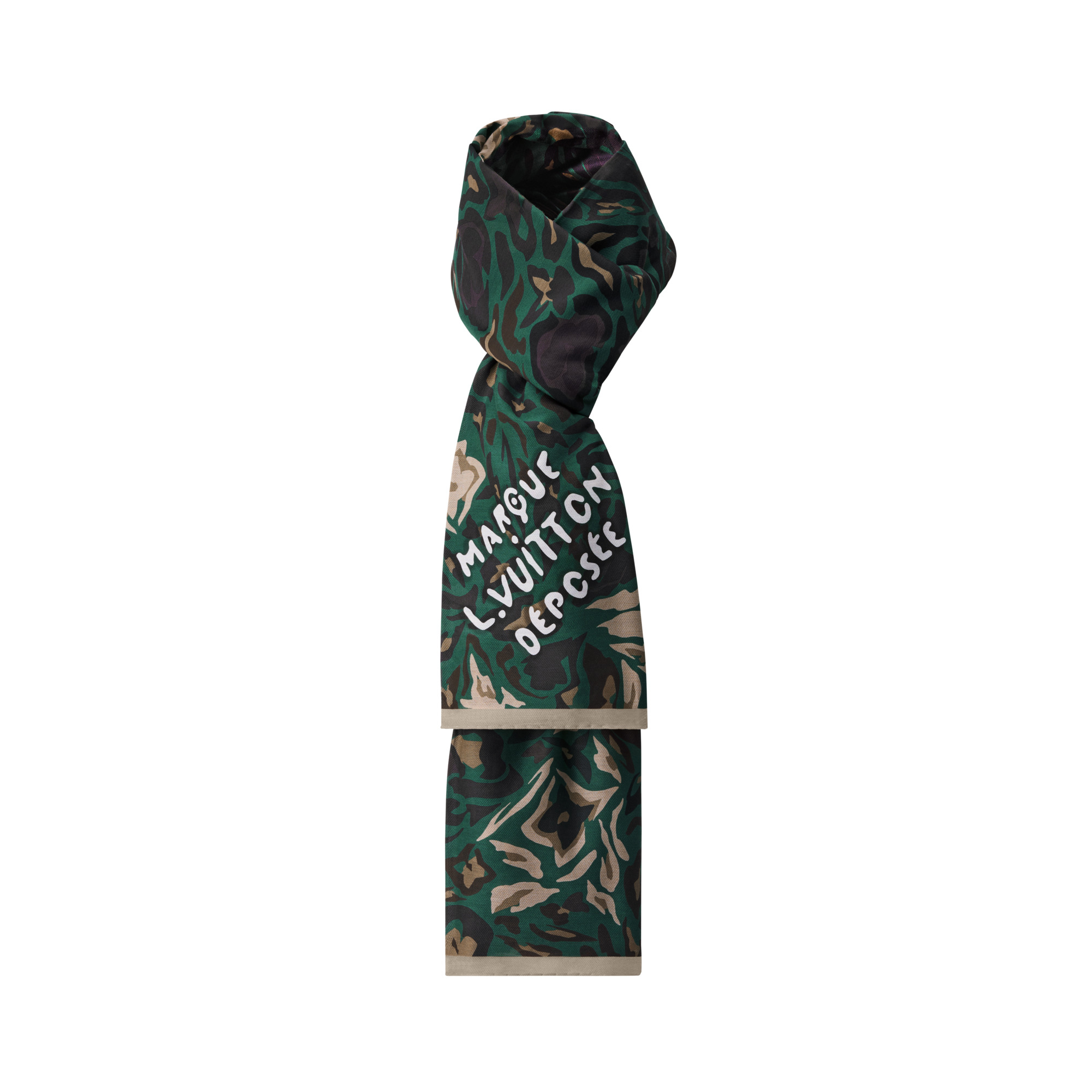LV Camo Stole - 2