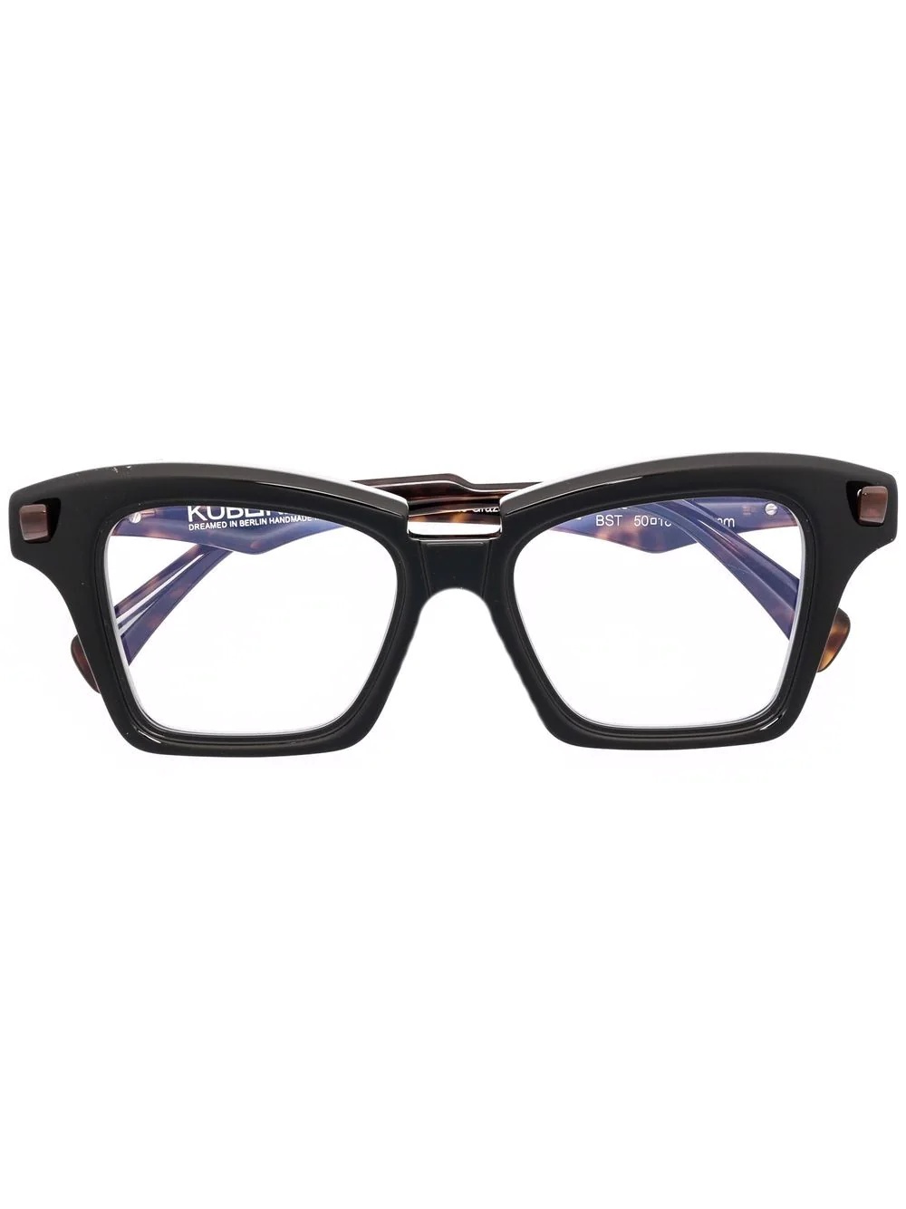 square-frame glasses - 1