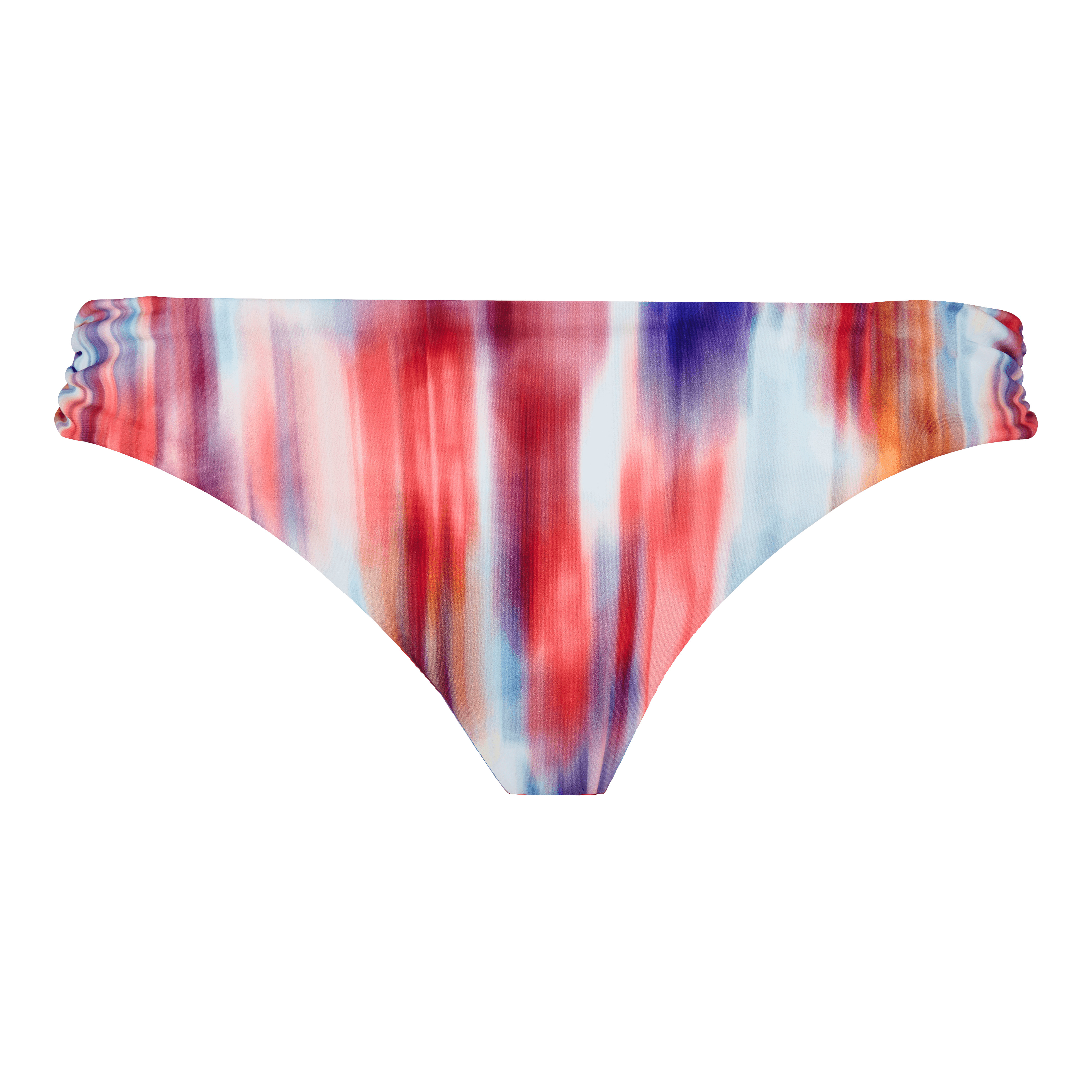 Women Bikini Bottom Ikat Flowers - 1