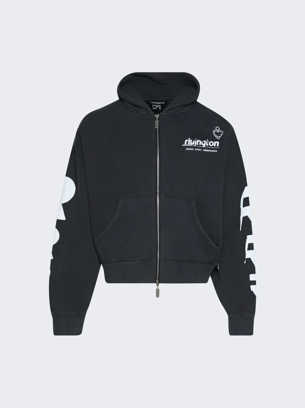 Membership Uso Zip Hoodie Black - 1