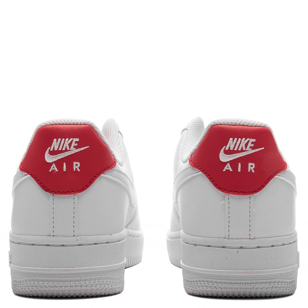 WOMEN'S AIR FORCE 1 '07 NEXT NATURE - WHITE/LIGHT CRIMSON/PINK FOAM - 4