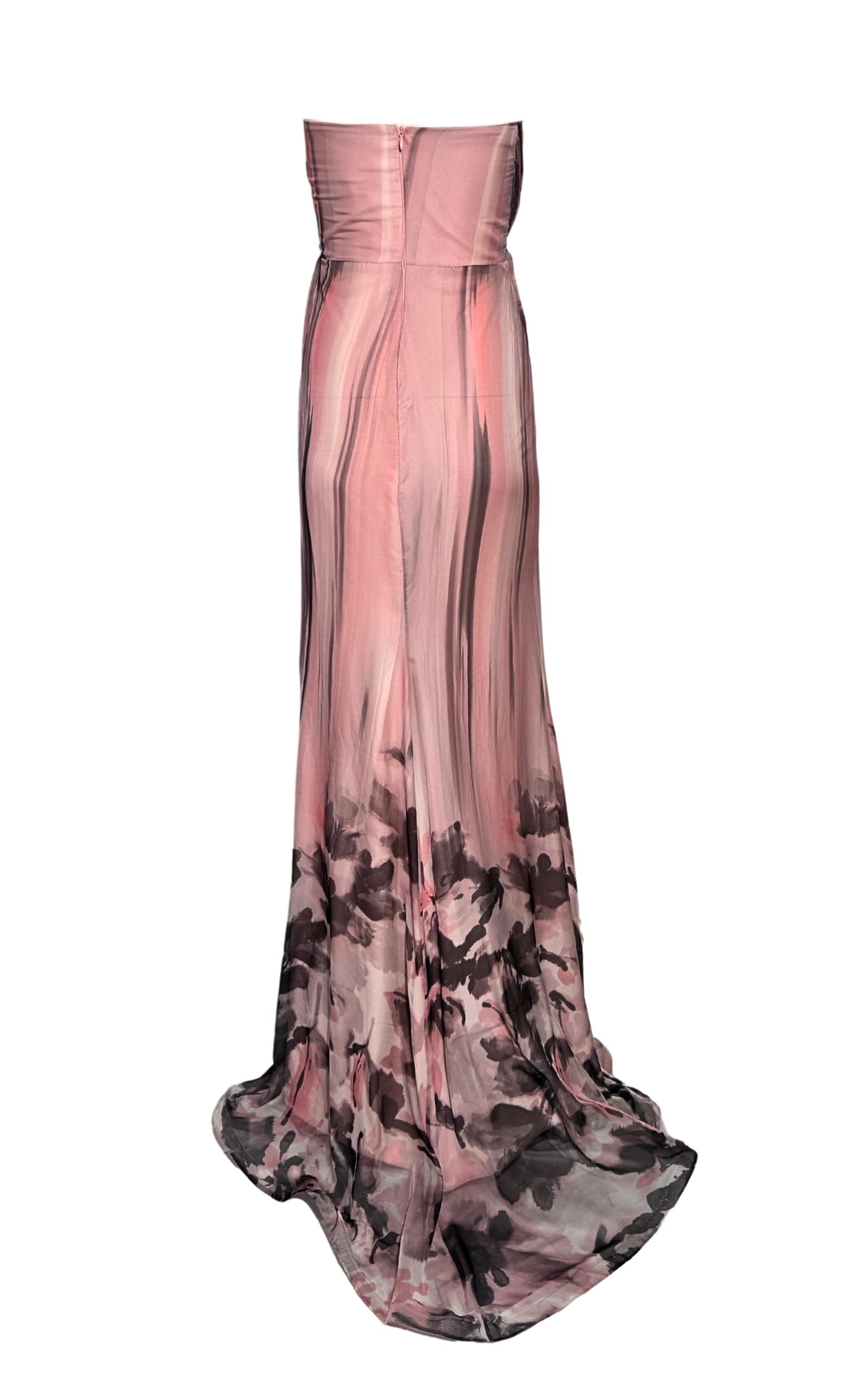 green emerald velvet dress Cult Moda Elegant Chiffon Evening Dress Gown with Floral Brooch  Runway  Catalog