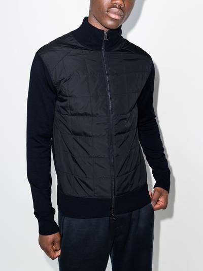 Belstaff New Kelby quilted zipped cardigan outlook