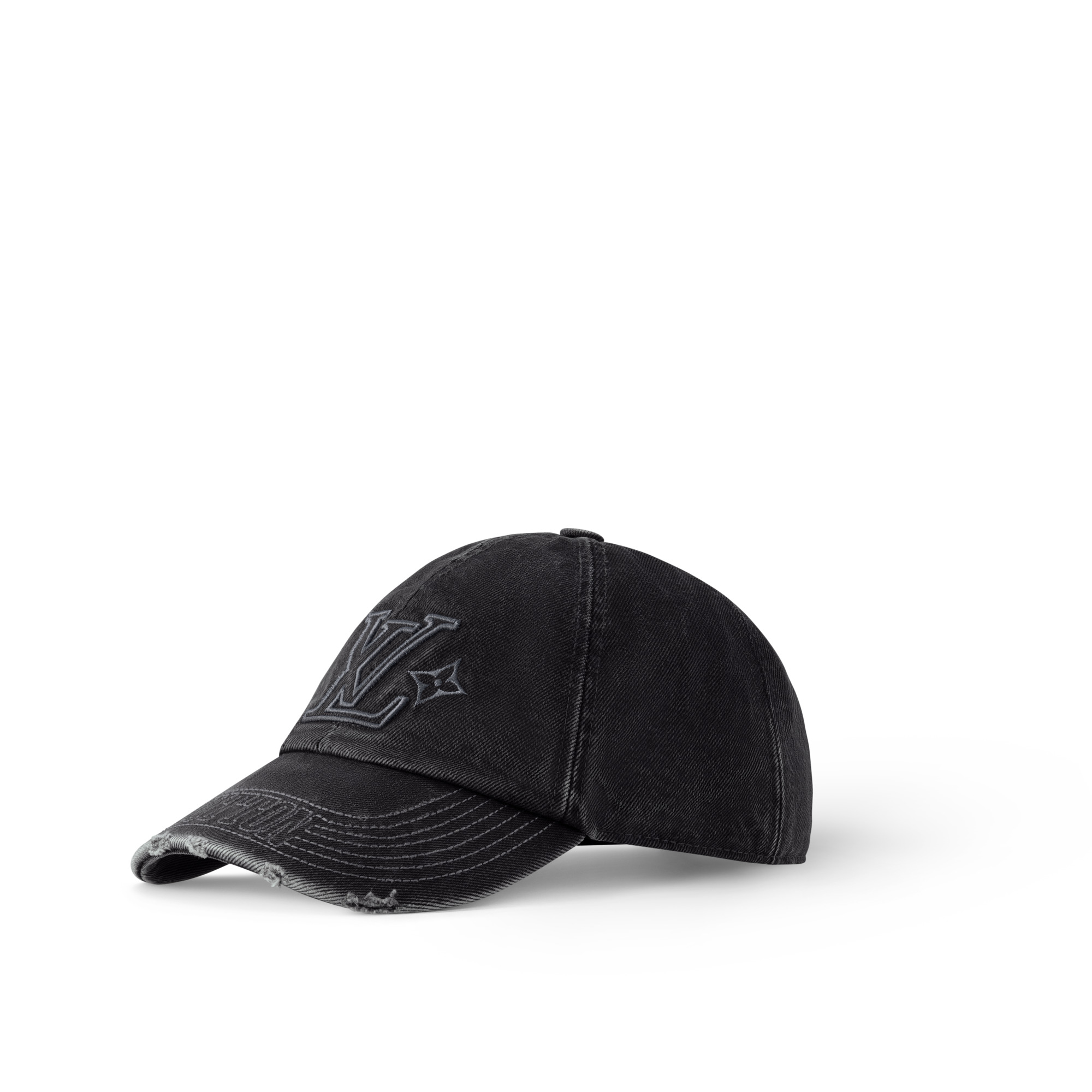 LV Denim Washed Cap - 2