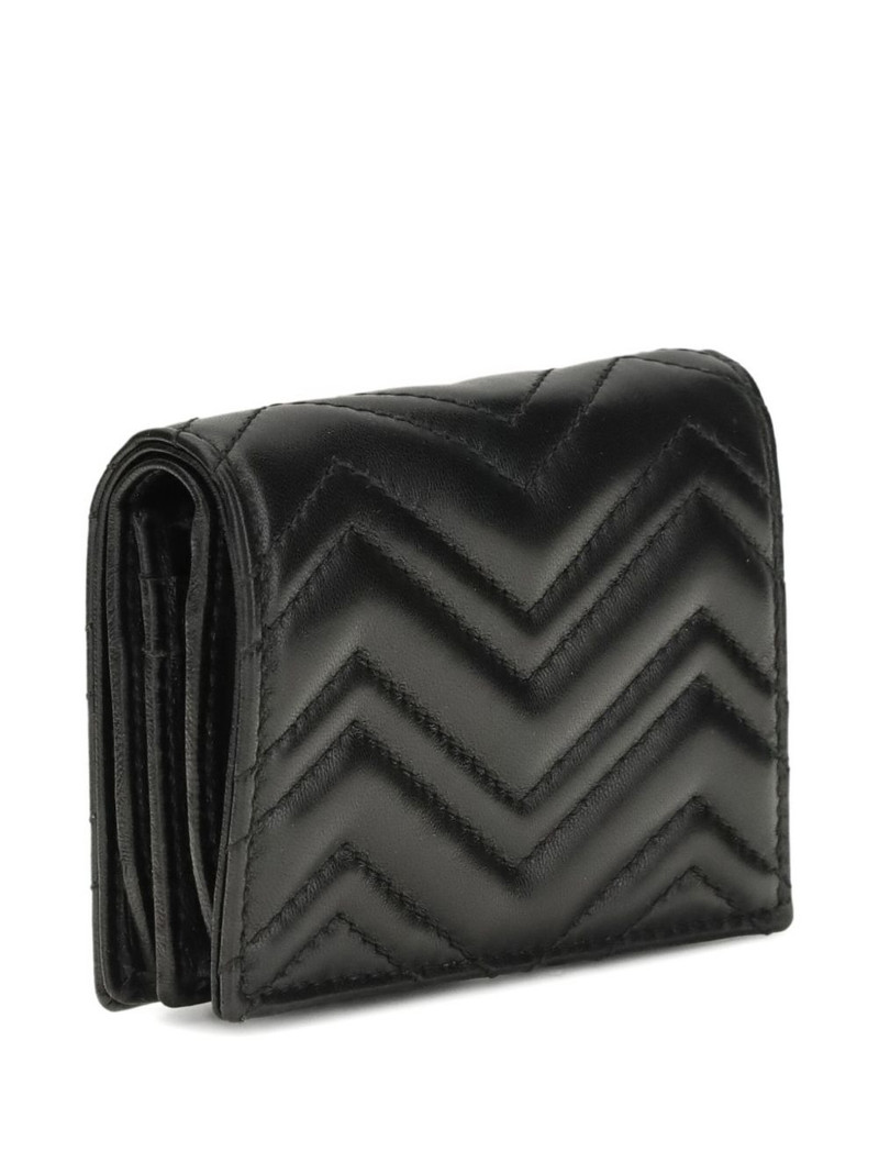 GUCCI GG Marmont chevron wallet outlook