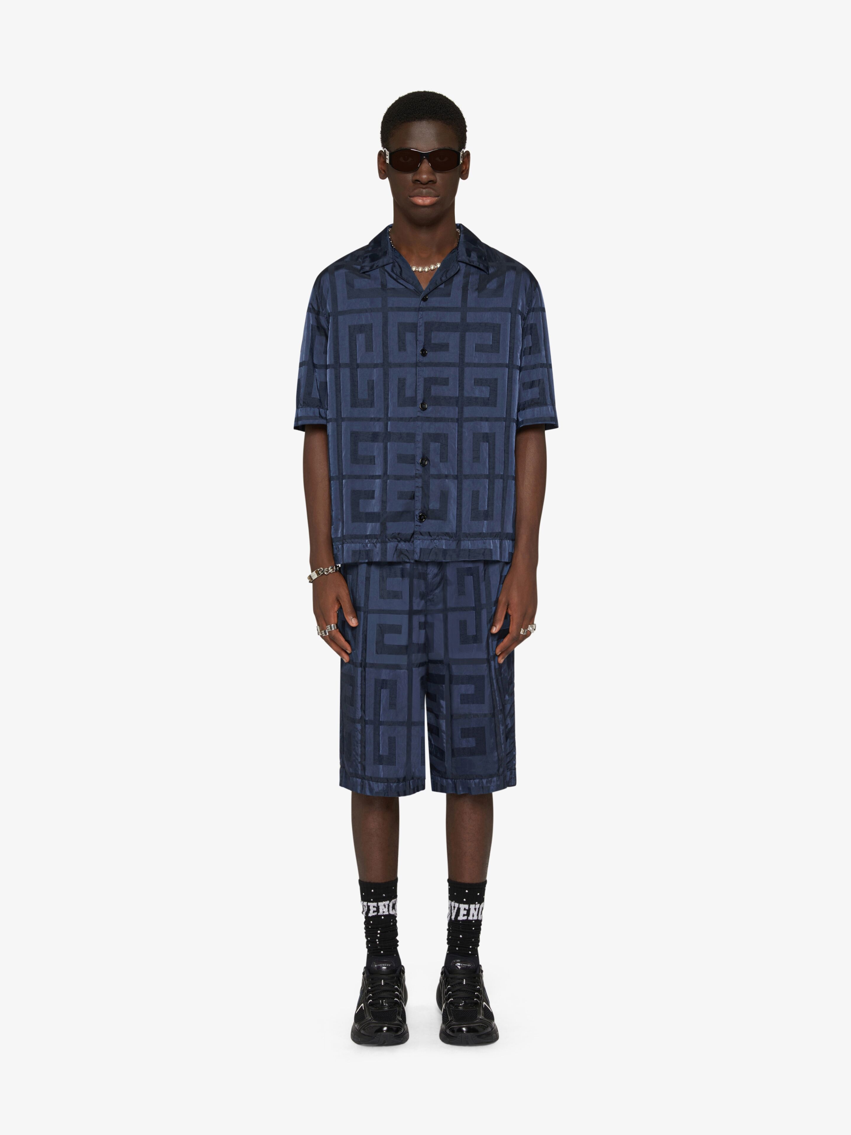 4G SHINY BERMUDA SHORTS - 2