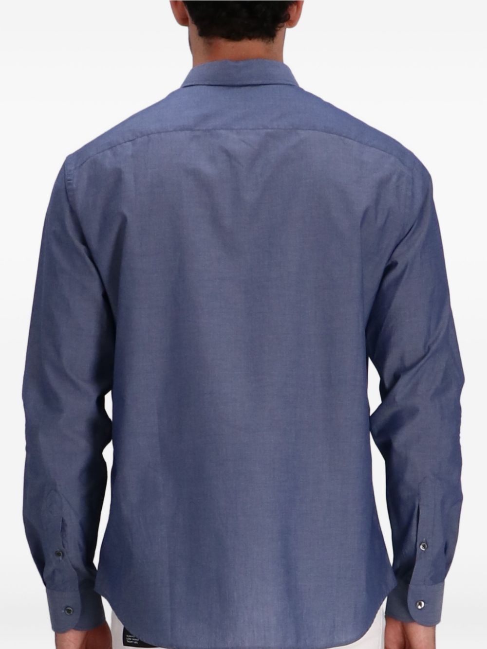 eagle-logo cotton shirt - 3