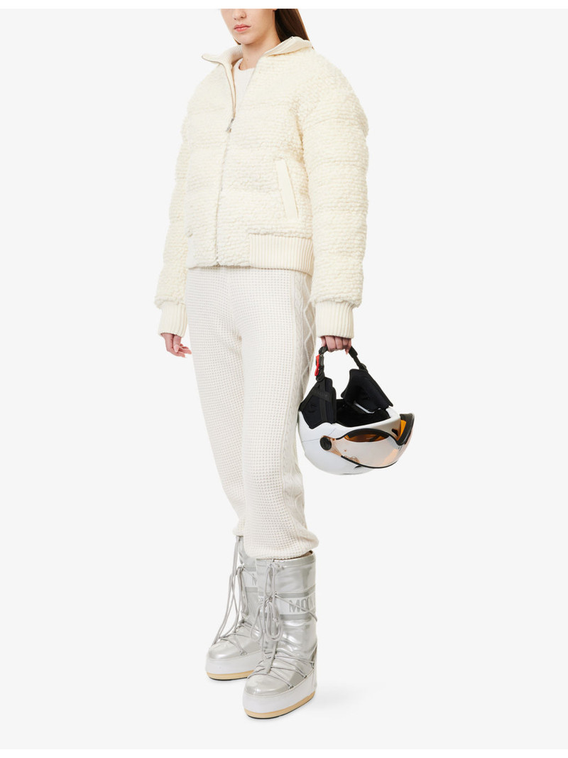 PERFECT MOMENT Crystal Knitted Merino-Wool Jogging Bottoms outlook