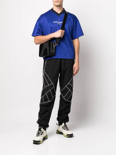 Alexander Wang pipe-trim drawcord track pants outlook