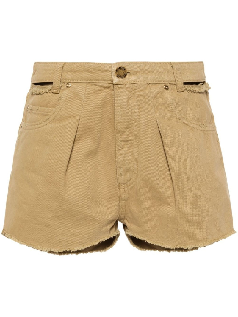 distress denim shorts 1