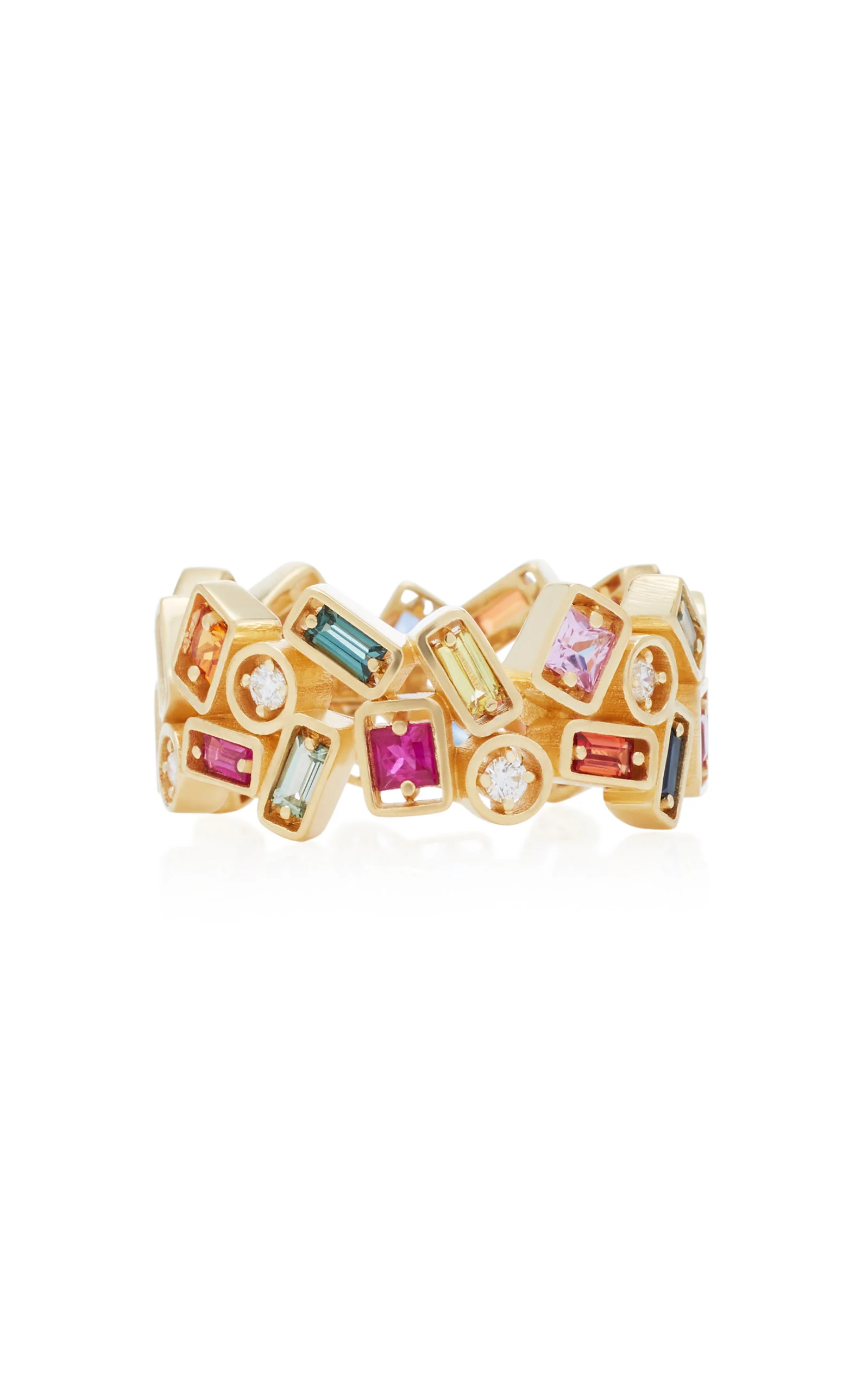 Inlay Collection Rainbow Sapphire Ring multi - 1