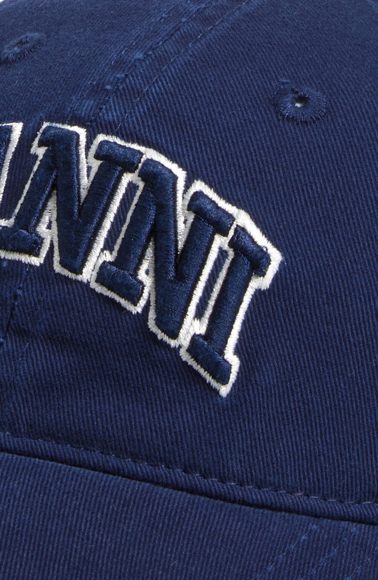 Ganni Washed Cotton Canvas Baseball Cap in Sky Captain at Nordstrom - 3