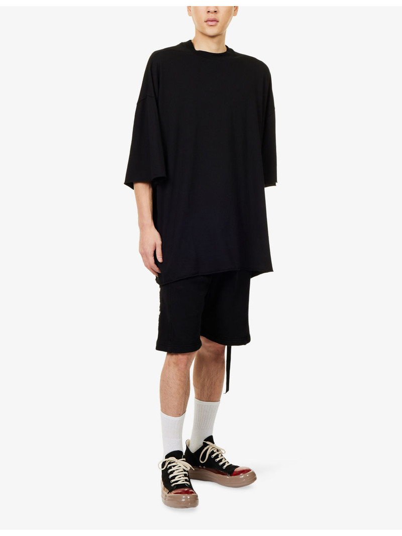 Rick Owens DRKSHDW Pusher Drawstring Cotton-Jersey Shorts outlook