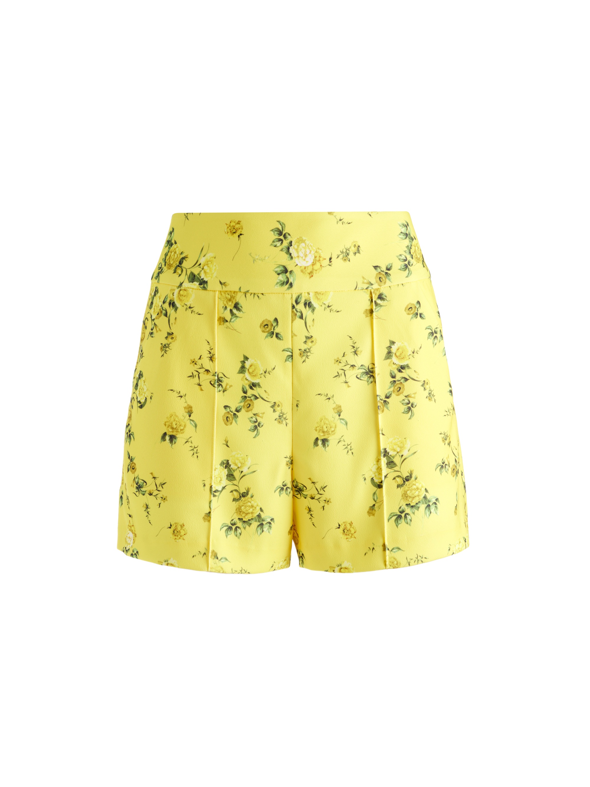 DONALD HIGH WAISTED PINTUCK SHORTS - 1