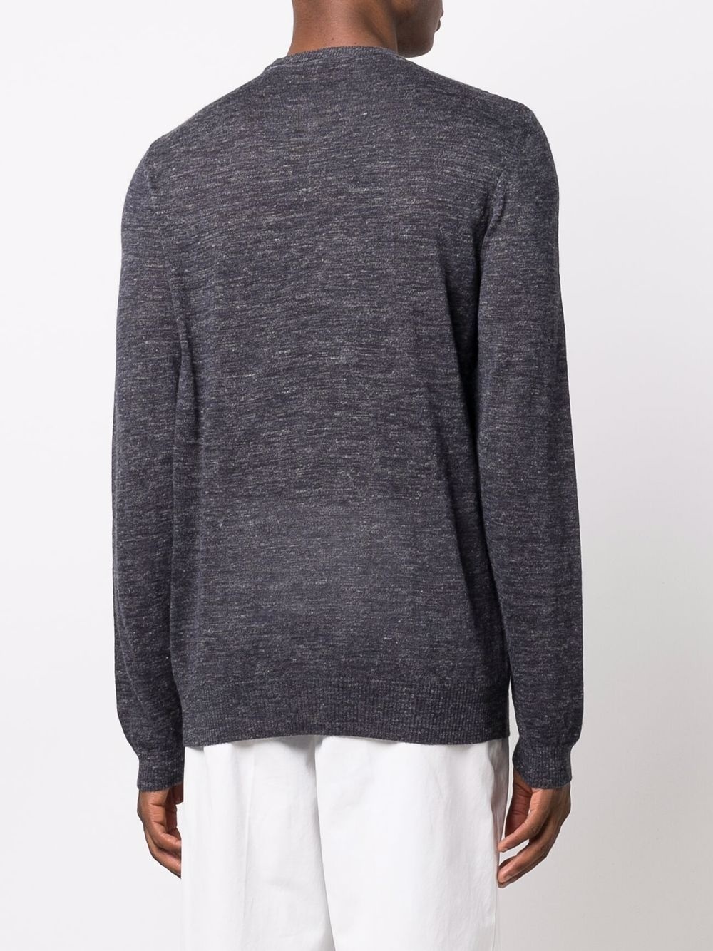 striped-knit jumper - 4