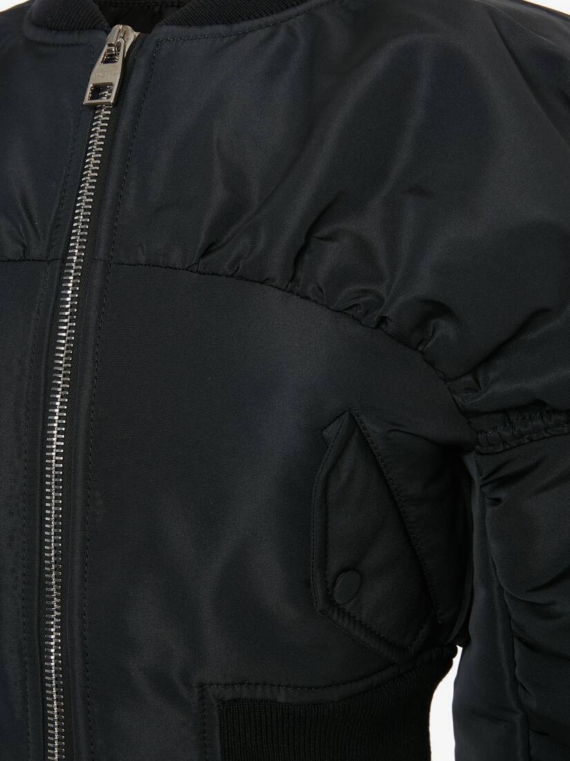 Couture Bomber Jacket in Black - 5
