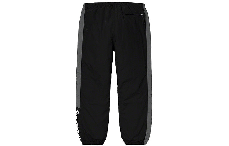 Supreme FW19 Side Logo Track Pant logo Casual Pants Unisex Black SUP-FW19-052 - 2