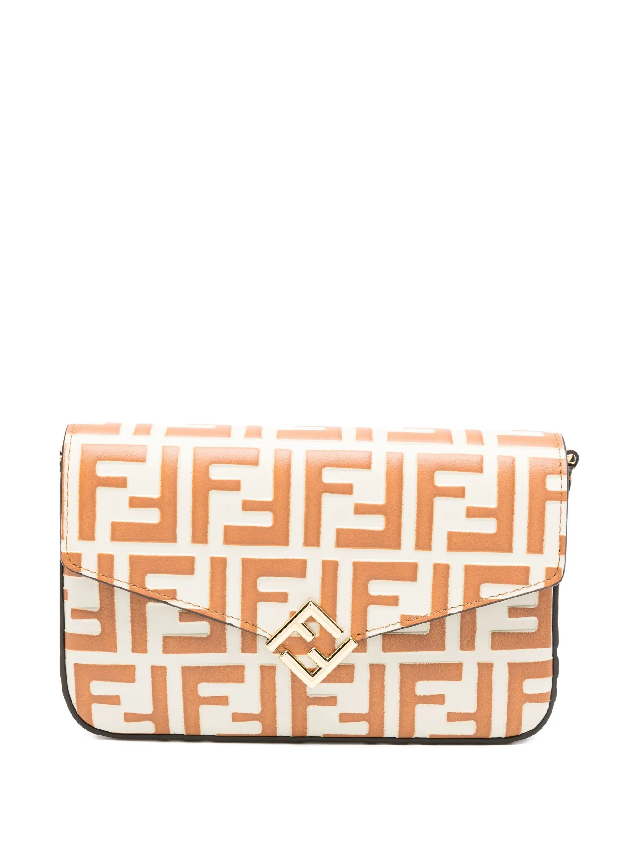 FF Diamonds flap crossbody bag - 4