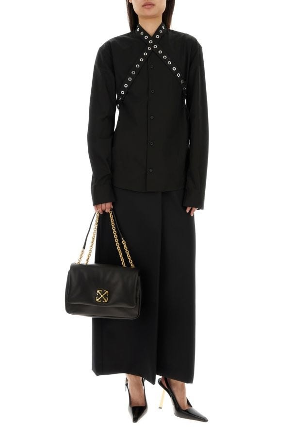 ショルダーバッグ Off-White OWNN156C99LEA001 JITNEY PUFFER NAPPA Bag Off-White Jitney Puffer Shoulder Bag | Black | FARFETCH