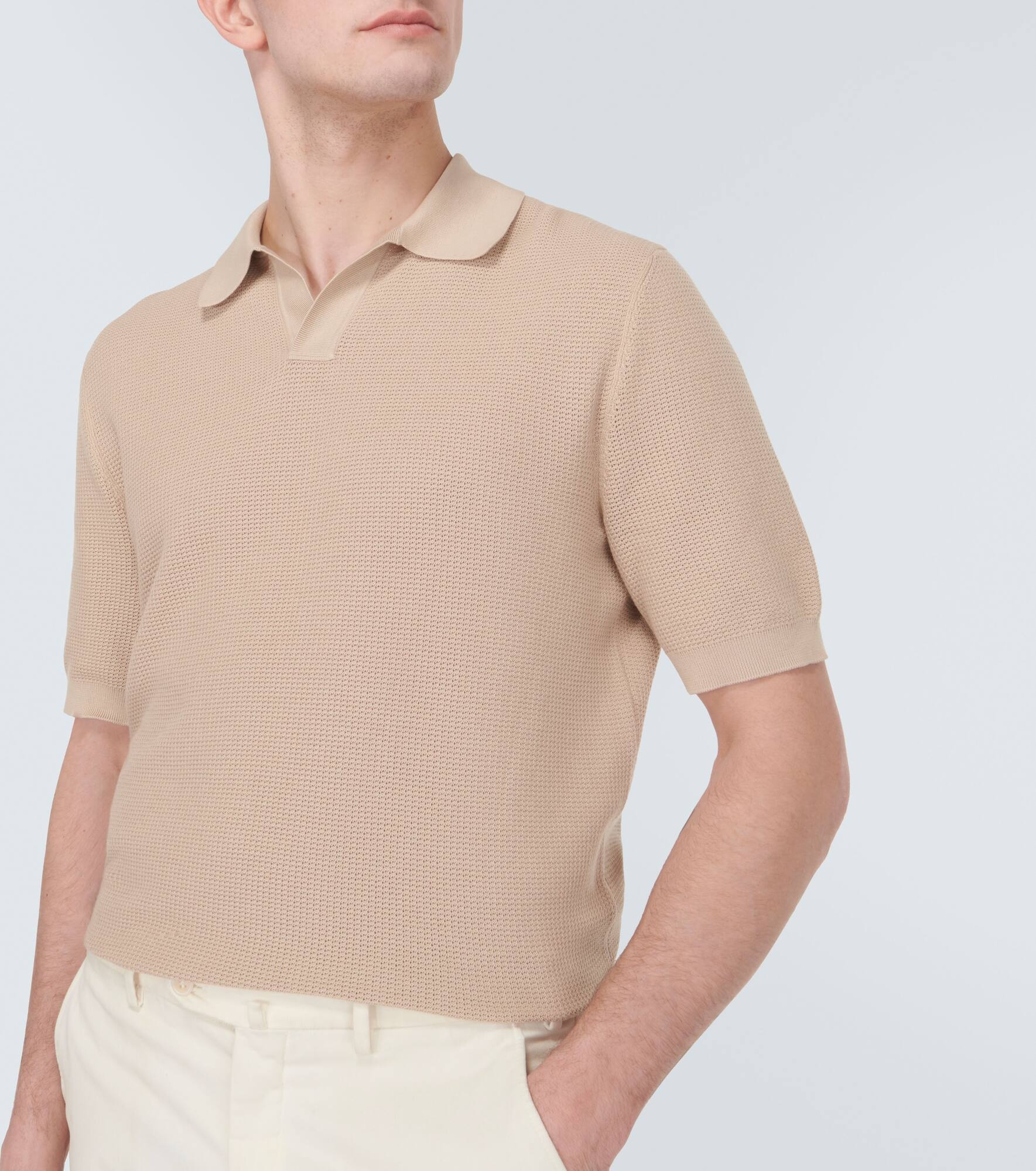 Cotton polo shirt - 5