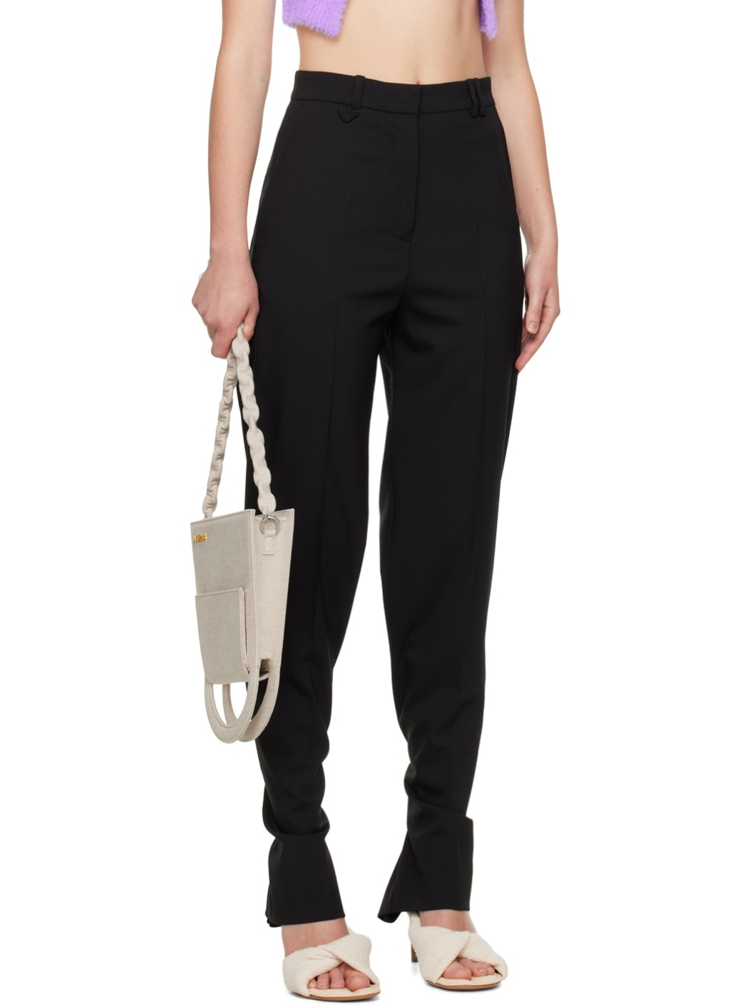 Black Le Papier 'Le Pantalon Astouin' Trousers - 2