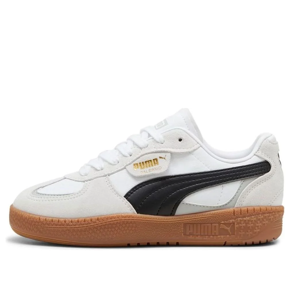 Puma 팔레르모 모라 백색 검정 Gum - 1