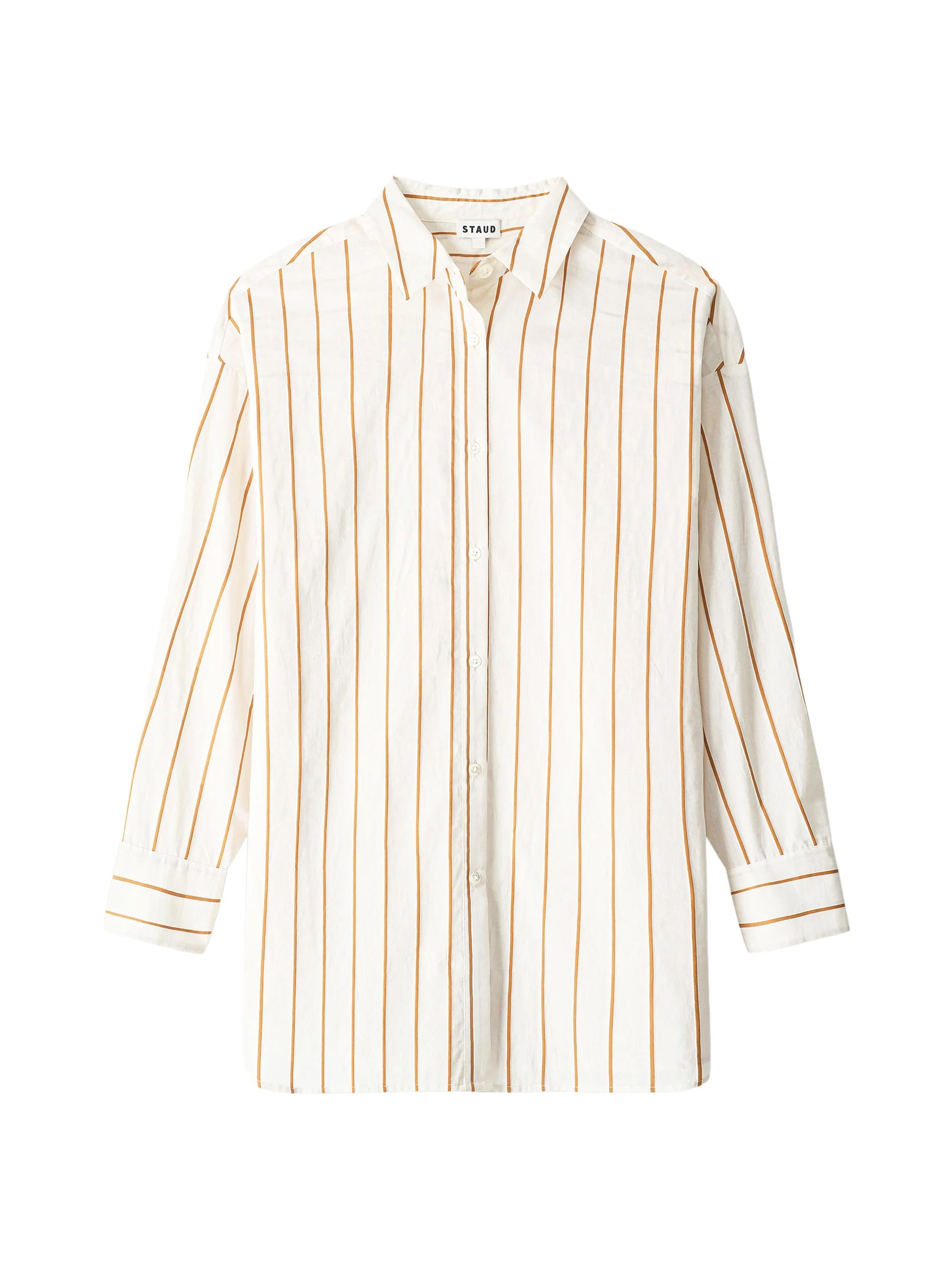 Women's Kendy Striped Cotton-Blend Shirt - Solana Stripe - 1