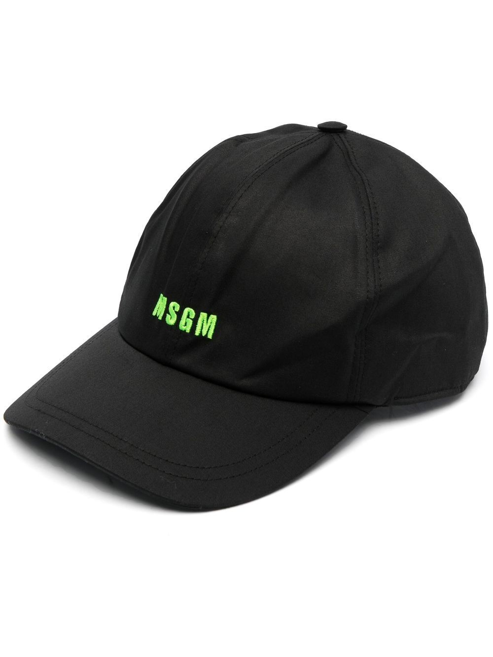 embroidered-logo baseball cap - 1